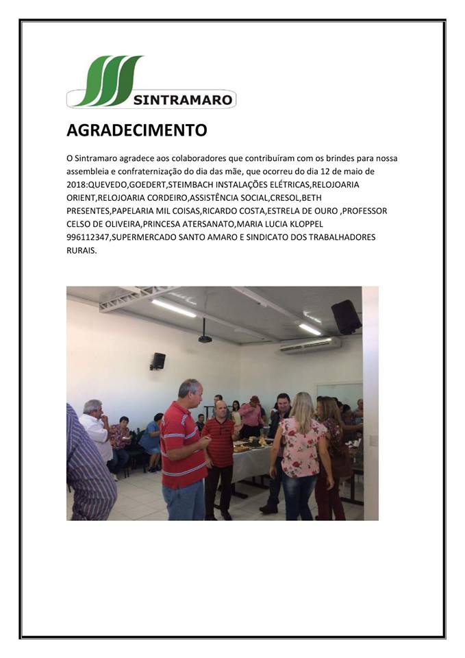 Agradecimento